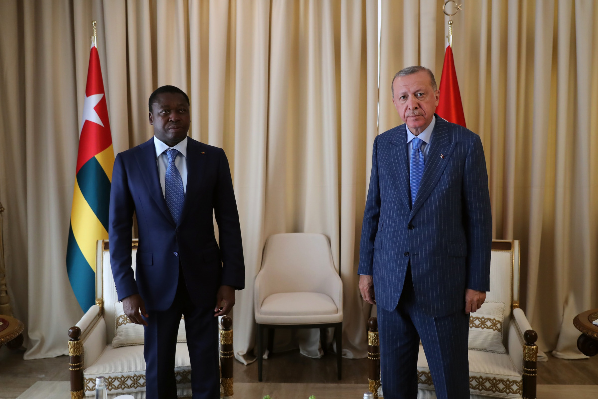 Cumhurbaşkanı Erdoğan, Togolu mevkidaşı Gnassingbe ile görüştü