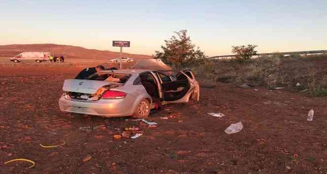 Kırkkkale’de otomobil şarampole devrildi: 2 ölü, 2 yaralı