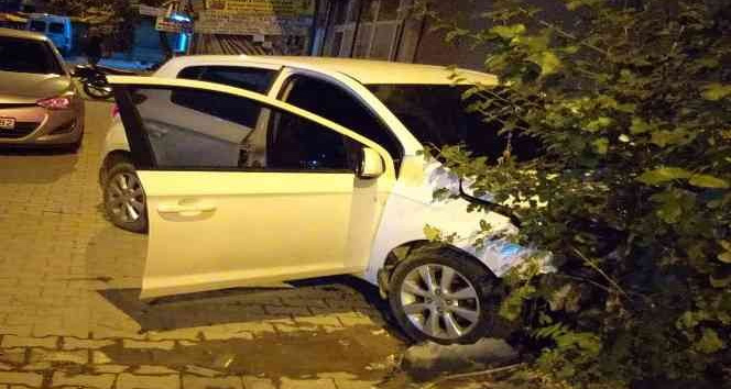 Kaza yapan otomobilden uyuşturucu çıktı