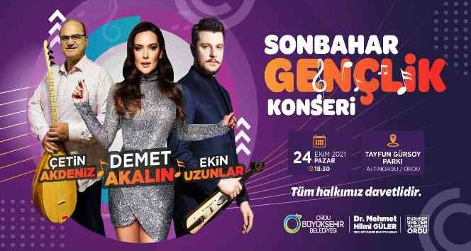 Ünlü sanatçılar Ordulularla buluşuyor