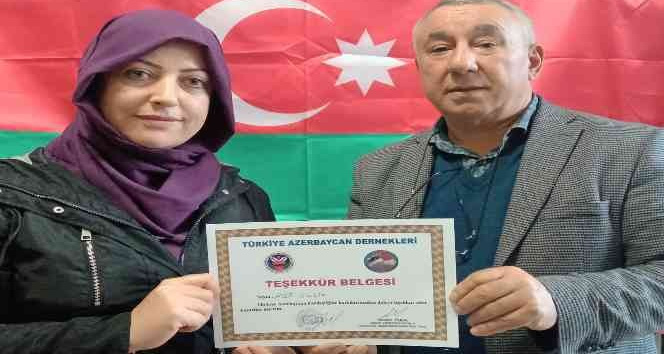 Ünsal’dan  Gölçek’e teşekkür belgesi