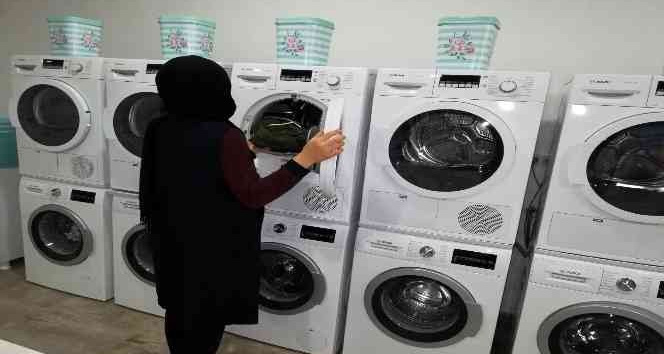 Mardin Büyükşehir Belediyesinden giysi yıkama hizmeti