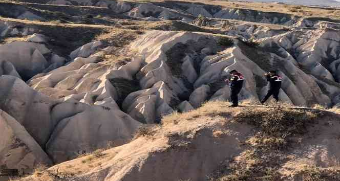Jandarma Kapadokya’daki usulsüz uygulamaları drone ile tespit etti
