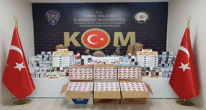 Ordu’da kaçak tütün mamullerine izin yok