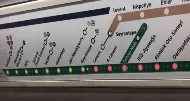 Metroda ‘gelecek istasyon’ paneli yolcuları yanıltıyor