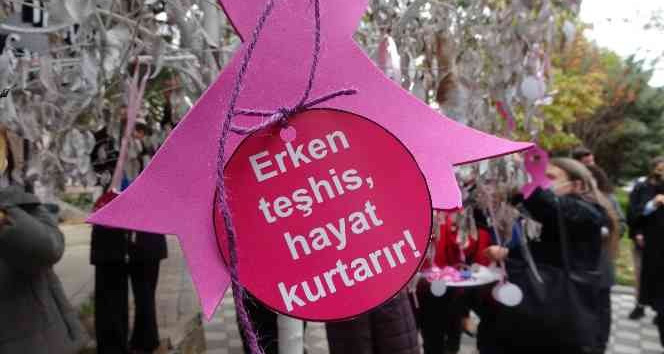 ‘Meme Kanseri Farkındalık Ağacı’ ile erken tanının önemine dikkat çekildi
