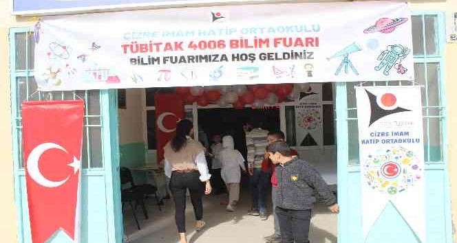 Cizre’de ‘4006 TÜBİTAK Bilim Fuarı’ açıldı