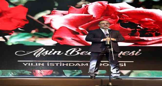 Afşin Belediyesine "Yılın İstihdam Projesi Ödülü"