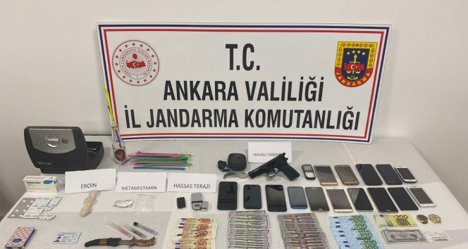 Ankarada narkotik operasyonu: 6 gözaltı