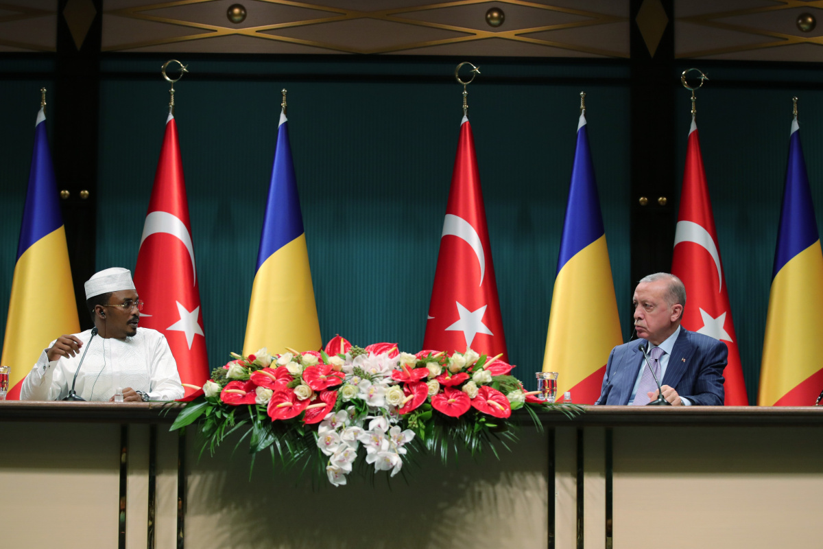 Cumhurbaşkanı Erdoğan Çad Devlet Başkanı ile basın toplantısı düzenledi