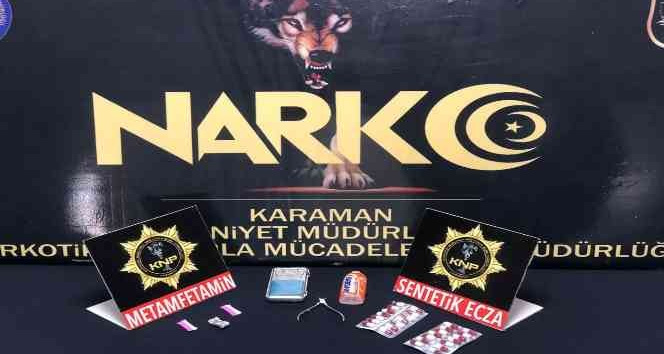Karaman’da uyuşturucu ticareti yapan şüpheli tutuklandı