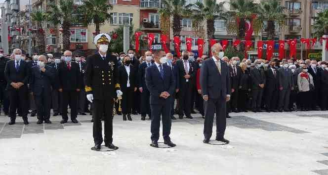Çanakkale’de, 29 Ekim Cumhuriyet Bayramı çelenk töreni