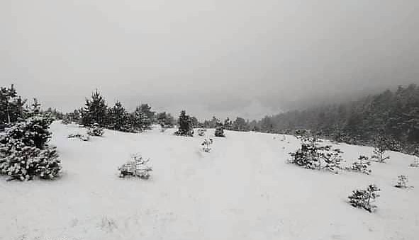 Tokat’ta yaylalar beyaz örtü ile kaplandı