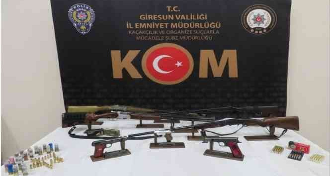 Giresun’da kaçak silah operasyonu