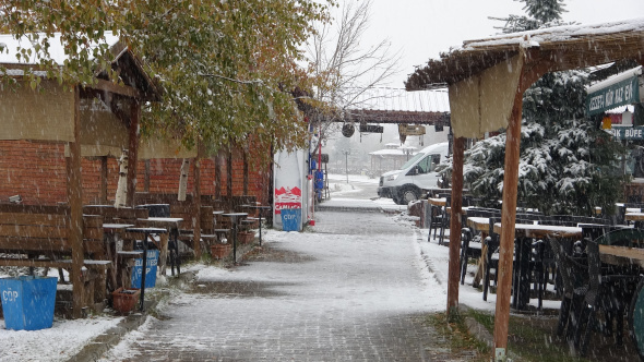 29 Ekim'de Ardahan'da kar sürprizi.