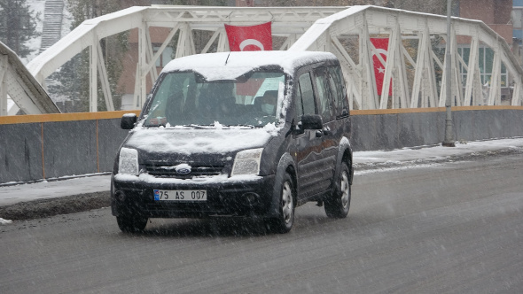 29 Ekim'de Ardahan'da kar sürprizi.