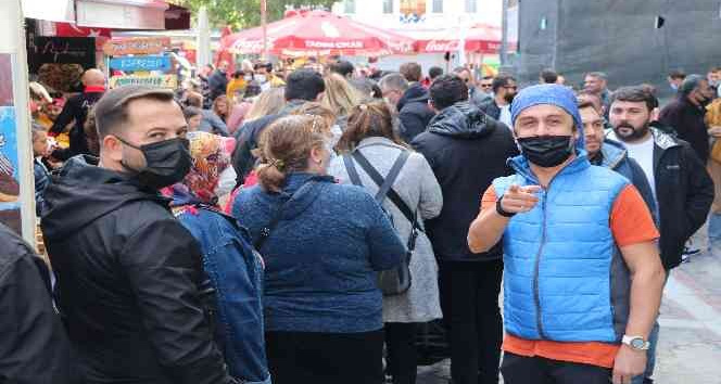 Şaşırtan görüntü, gören dönüp bir daha baktı
