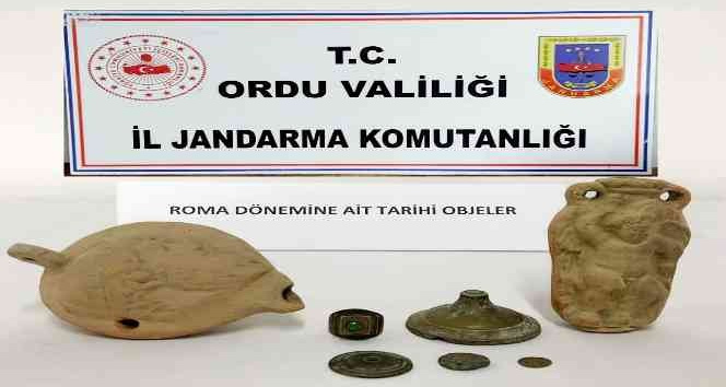 Ordu’da Roma dönemine ait eserler ele geçirildi