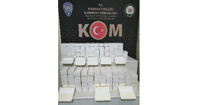 Kırıkkale’de 30 bin adet makaron ele geçirildi