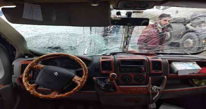 Kırklareli’nde sis zincirleme kazaya sebep oldu: 1  yaralı