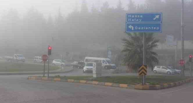 Kilis’te yoğun sis etkili oldu