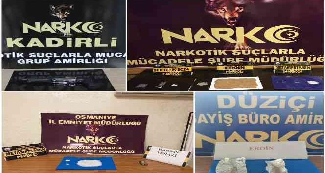 Osmaniye’de uyuşturucu operasyonuna 3 tutuklama