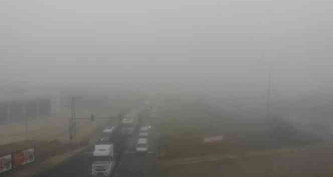 Kilit Kavşak Kırıkkale’de yoğun sis