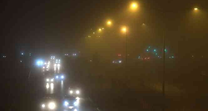 43 ilin geçiş güzergahında gece saatlerinde sis etkili oldu