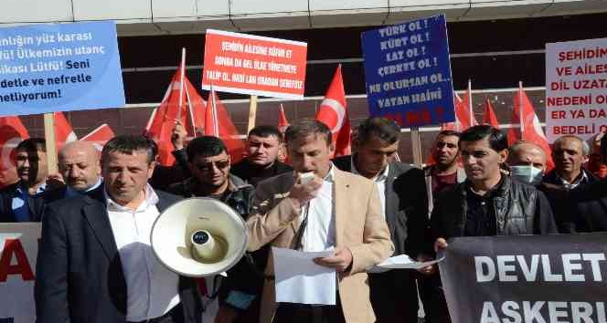 Bitlis’teki şehit ailelerinden İYİ Parti’li Türkkan’a tepki