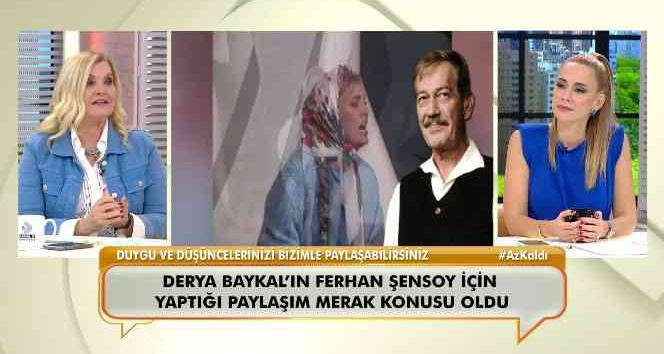 Derya Baykal ‘Güle güle ustam’ mesajıyla ilgili konuştu