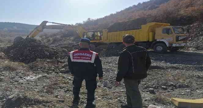 Dere yataklarından kum alan firmalara ceza yağı