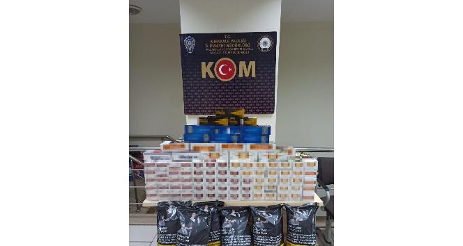 Kırıkkale’de kaçak tütün operasyonu: 19 bin 400 adet makaron ele geçirildi
