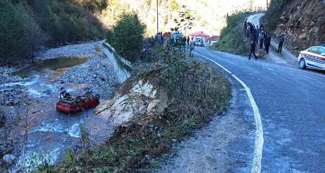 Giresun’da trafik kazası: 1 ölü, 1 yaralı