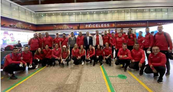 Karate Milli Takımı, Dubai’ye ulaştı