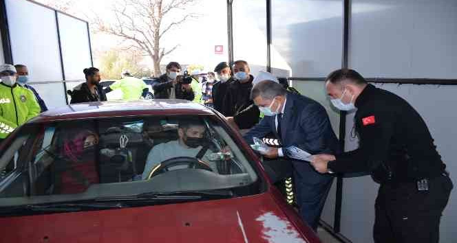 Karaman’da emniyet kemeri denetimi