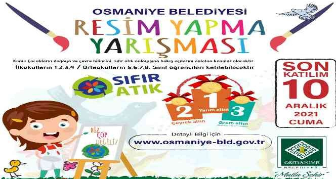 Osmaniye’de sıfır atık temalı resim yarışması
