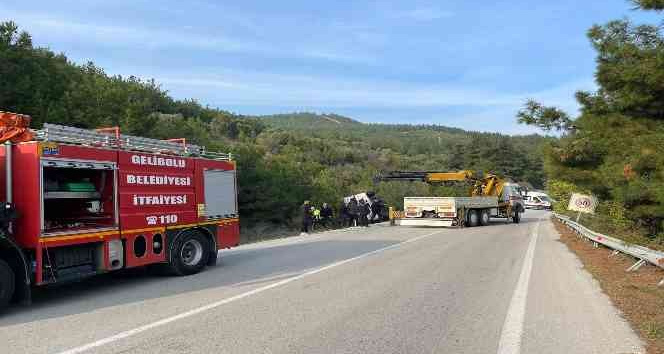Gelibolu’da trafik kazası: 1 ölü, 1 yaralı