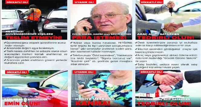 Ordu Emniyet Müdürlüğü’nden iletişim dolandırıcılığı uyarısı