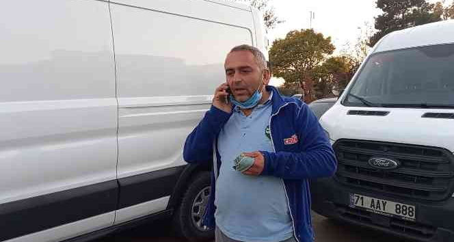 Kırıkkale’de kazada parmağı kopan sürücünün rahatlığı şaşırttı