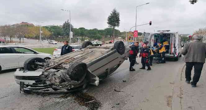 Çan’da trafik kazası: 1 yaralı