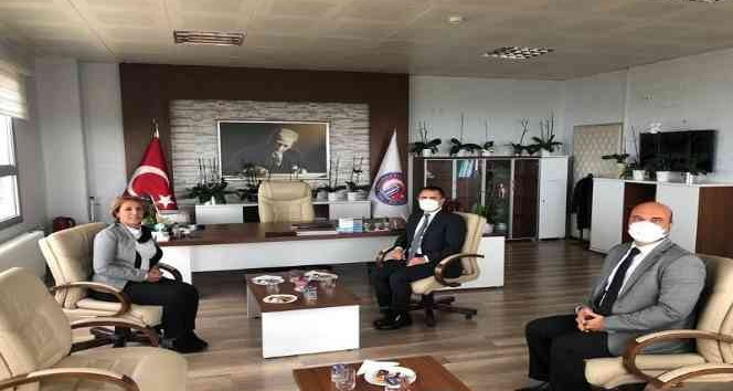 Vali İlhami Aktaş, ÇOMÜ fakülte dekanlarını ziyaret etti