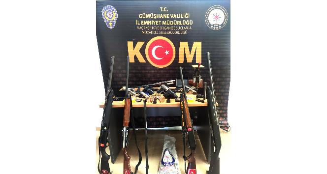 Gümüşhane’de kaçak silah üretimi yapan şahıs yakalandı