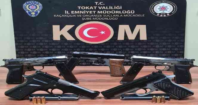 Tokat’ta silah kaçakçılığı operasyonunda 1 kişi yakalandı