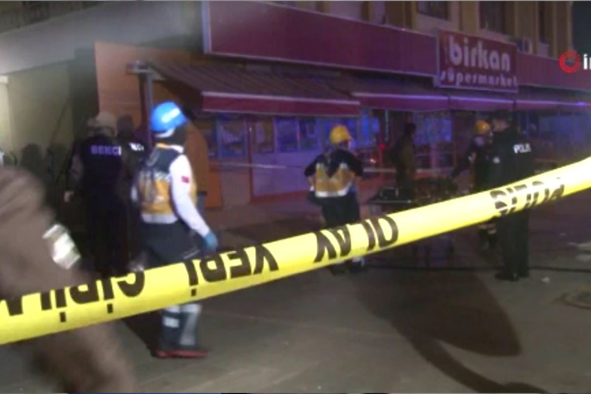 Ankara'da 3 katlı binada patlama