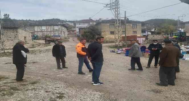 Tokat’ta AFAD deprem bölgesinde