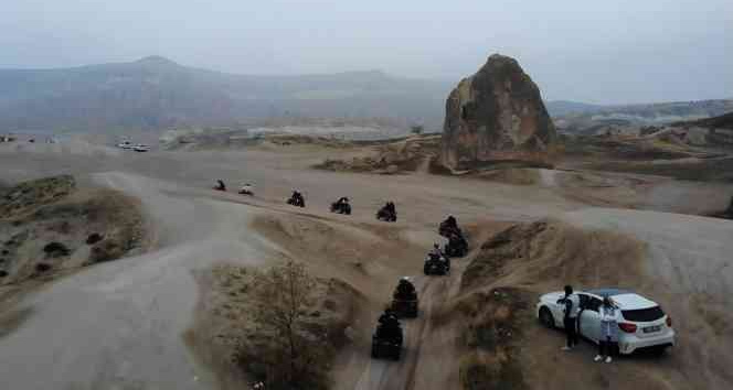 Kapadokya’yı havadan göremeyince, karadan gezdiler