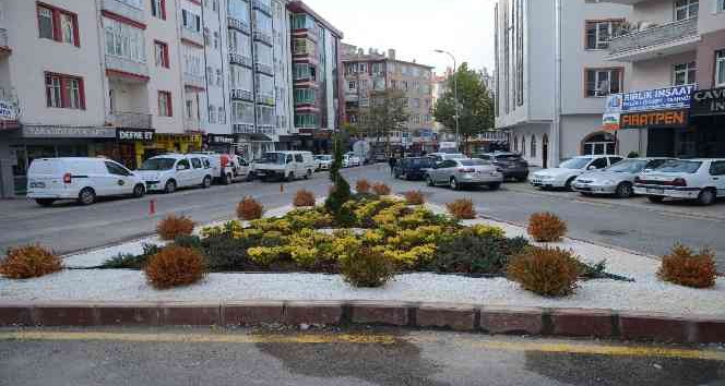 Müftülük caddesi peyzaj çalışması tamamlandı