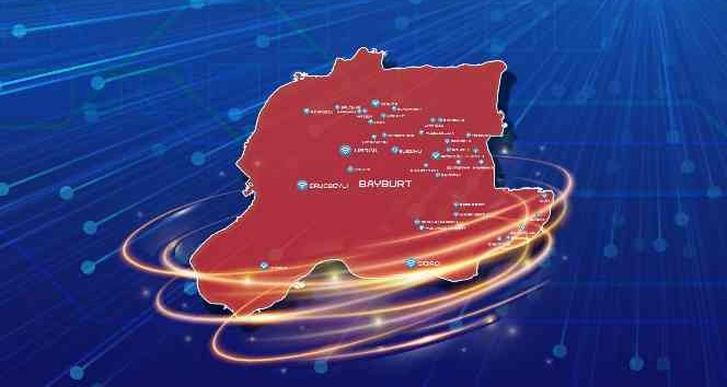 Bayburt’ta 37 köye fiber altyapı götürüldü