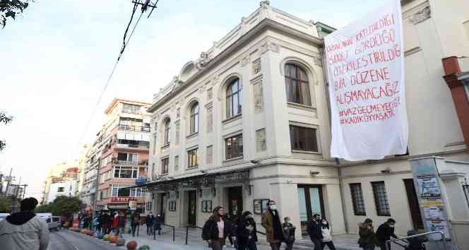 Kadıköy’de kadına yönelik şiddete dikkat çeken proje