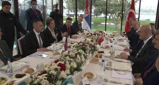 İçişleri Bakanı Soylu, Sırbistanlı mevkidaşı Vulin’le bir araya geldi